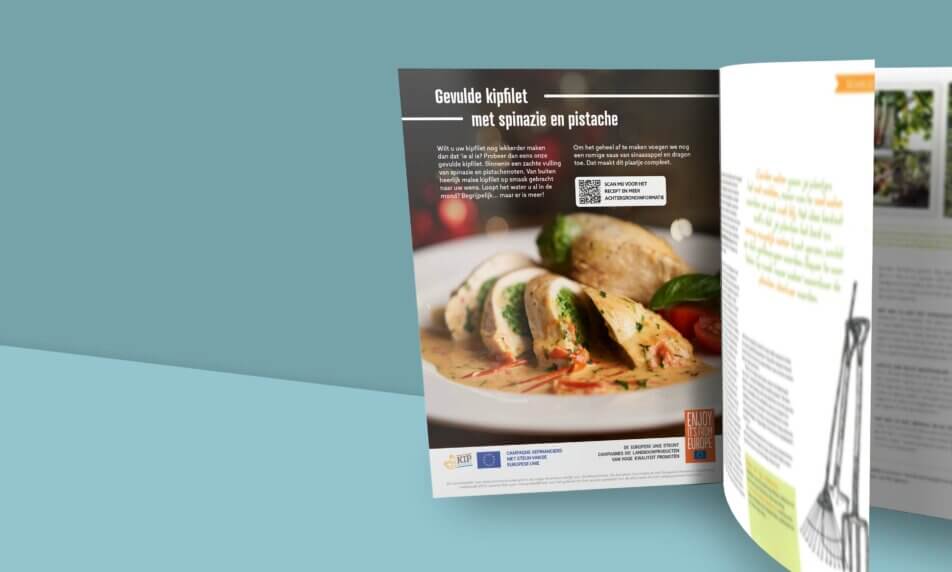 Advertisement magazine mockup